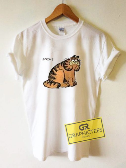 Anime Garfield Graphic Tees Shirts