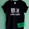 Dumb and Dumber Early Y2K George Bush Graphic Tee Shirts