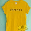 Friends Text Graphic Tees Shirts