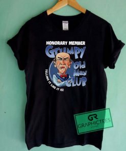 Honorary Member Grumpy Old Man Club Graphic Tee Shirts