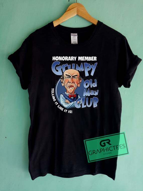 Honorary Member Grumpy Old Man Club Graphic Tee Shirts - graphicteestore