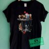 Horror movie characters water mirror reflection Graphic Tee Shirts