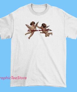 A graphic T-shirt featuring the phrase 
