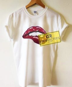Lips Sexy Red Graphic Tees Shirts