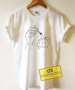 Middle Finger Graphic Tees Shirts