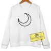 Moon Outline sweatshirt graphic tees