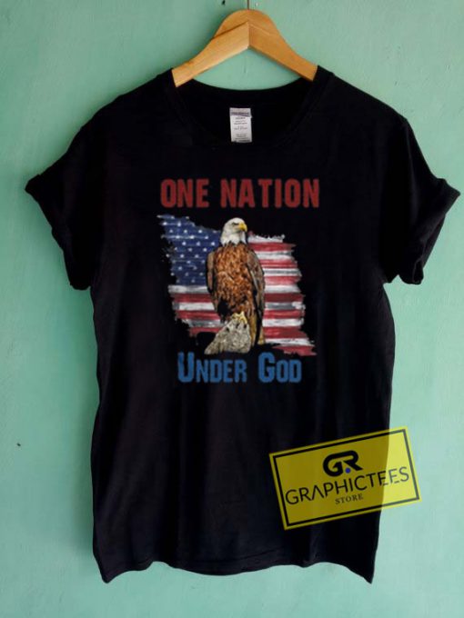One Nation Under God Graphic Tees Shirts Graphicteestore 3133
