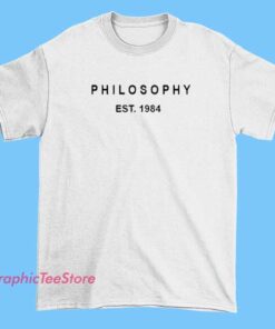 A graphic tee featuring themes from George Orwell's dystopian novel 