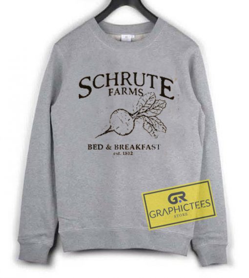 Schrute Farms Bed And Breakfast Est 1812 sweatshirt graphic tees