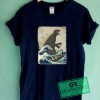 The Great Godzilla off Kanagawa Graphic Tee Shirts