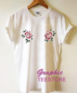 Two Flowers Graphic Tee Shirts