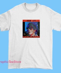 Stylish Tyde Levi graphic t-shirt featuring bold artwork and vibrant colors, perfect for casual streetwear fashion.