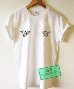 Bee Boobs Graphic Tees Shirts
