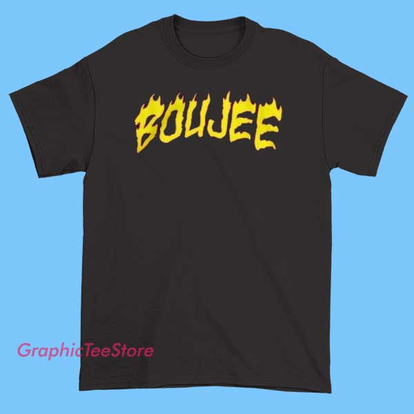 Bouljee Graphic Tee Shirts 2 Stylish Bouljee graphic T-shirt featuring bold, colorful abstract artwork and modern typography, ideal for casual wear and expressing contemporary street fashion.