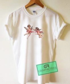 L Amour Nous Unit Baby Angel Graphic Tees Shirts