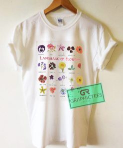 Language Of Flowers Graphic Tees Shirts