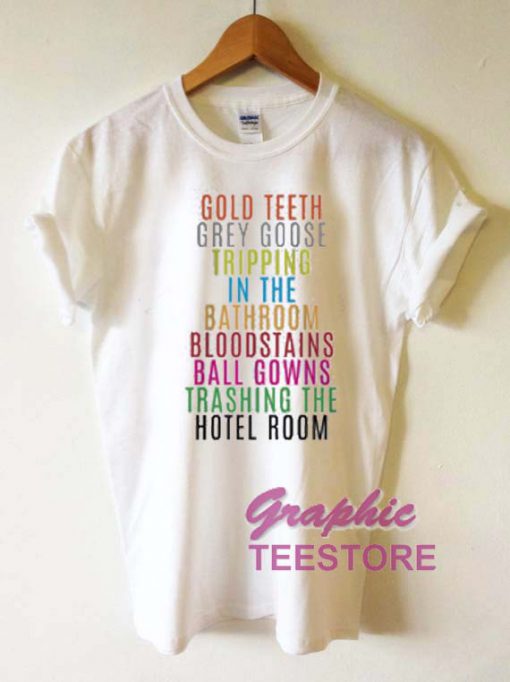 Lorde Royals Gold Teeth Grey Goose Graphic Tee Shirts