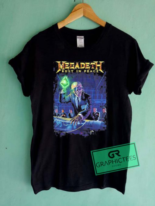 Megadeth Rust In Peace Graphic Tees Shirts