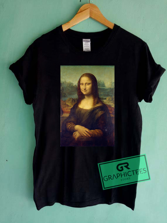 mona lisa designer t shirt