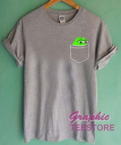 Pepe Frog Pocket Graphic Tee Shirts