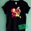 Pikachu Pokemon And Deadpoll Pikapool Graphic Tees Shirts