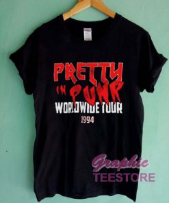 Pretty Punk Worldwide Tour 1994 Graphic Tee Shirts