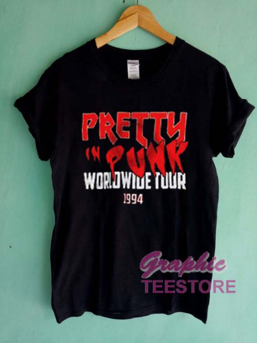 Pretty Punk Worldwide Tour 1994 Graphic Tee Shirts