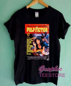 Pulp Fiction Cover Graphic Tee Shirts