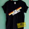 The Strokes Striped Graphic Tees Shirts