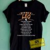 Top 10 Rules Of Leo Graphic Tees Shirts