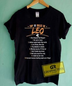Top 10 Rules Of Leo Graphic Tees Shirts