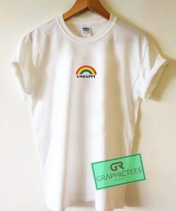 Unhappy Rainbow Graphic Tees Shirts