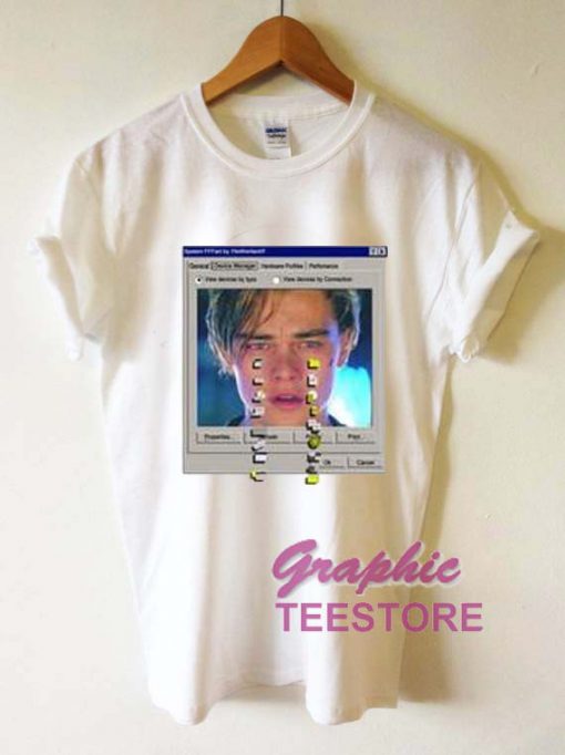 Leonardo Dicaprio Crying Graphic Tee Shirts