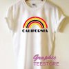 California Rainbow Graphic Tee Shirts