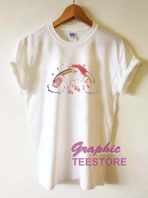 Pegasus Rainbow Graphic Tee Shirts