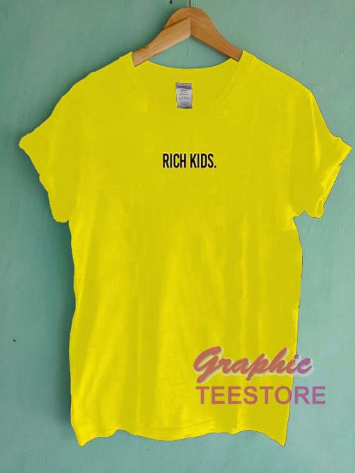 Rich Kids Graphic Tee Shirts