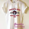 Grateful Dead Summer Tour 1987 Graphic Tee Shirts