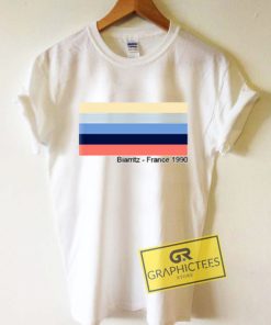 Biarritz France 1990 Graphic Tee Shirts