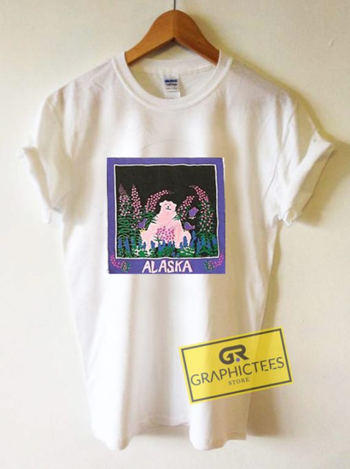 Alaska Art Graphic Tee Shirts