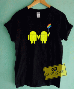 Android Logo LGBT Tee Shirts