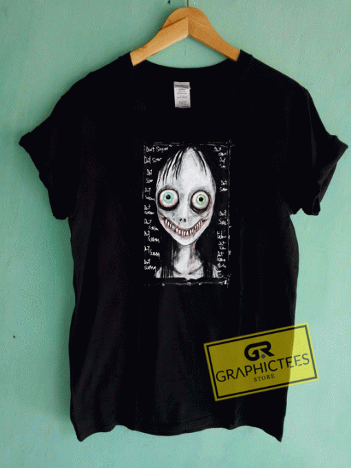 Dont Scream Scary Face Tee Shirts