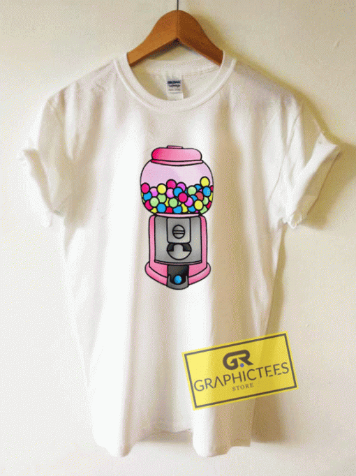 Gum Ball Machine Graphic Tee Shirts