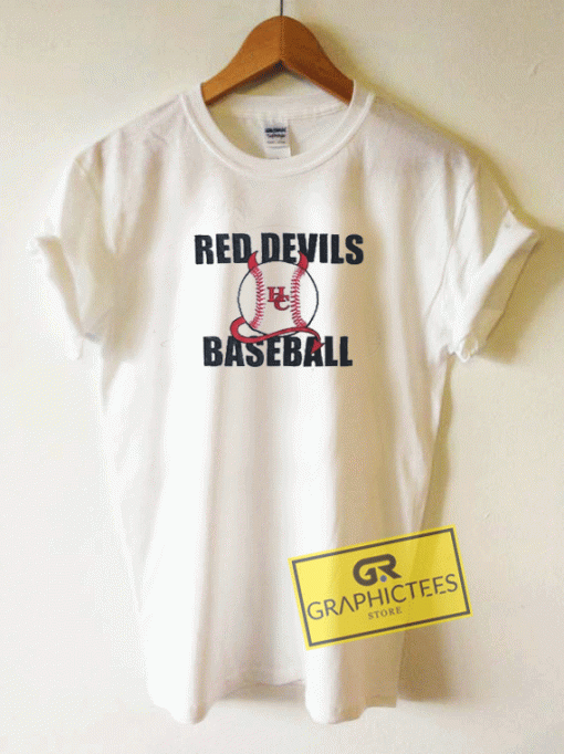 Red Devils Baseball Graphic Tee Shirts