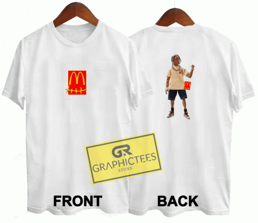 Travis Scott x McDonalds Action Figure Series Tee Shirts