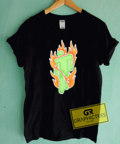 Flames Billie Eilish Logo Tee Shirts
