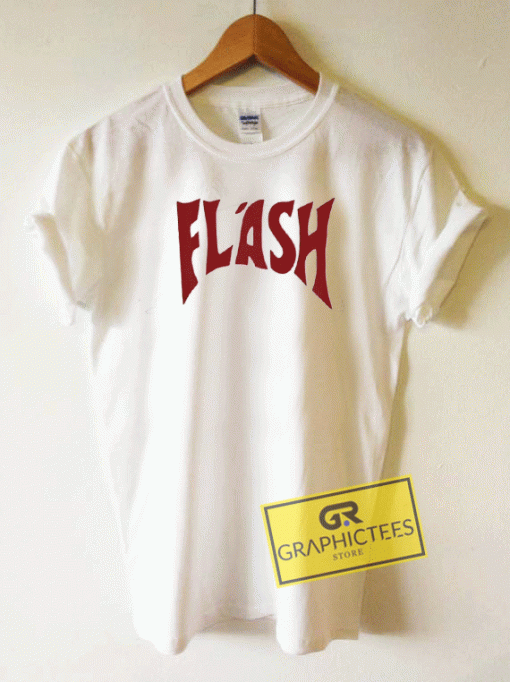 Flash Letter Graphic Tee Shirts