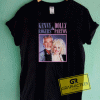 Kenny Rogers Dolly Parton Smile Tee Shirts