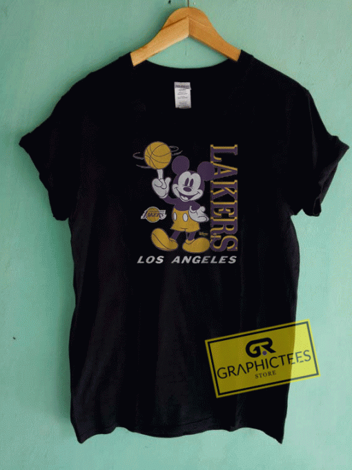 Los Angeles Lakers Mickey Tee Shirts