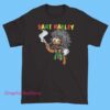 Bart Marley Rasta T shirt 5 Casual T-shirt featuring Bart Simpson styled with Rasta colors—red, yellow, and green—along with dreadlock graphics and Marley-inspired motifs, blending pop culture with reggae vibes for a fun, edgy look.