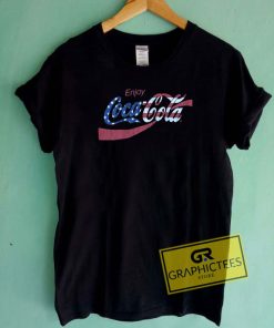 Enjoy Coca Cola Usa Flag Tee Shirts